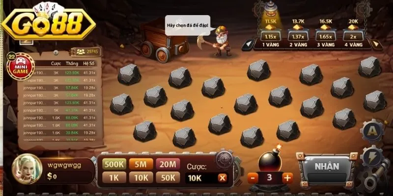 Nạp tiền Go88 để thực sự đặt cược